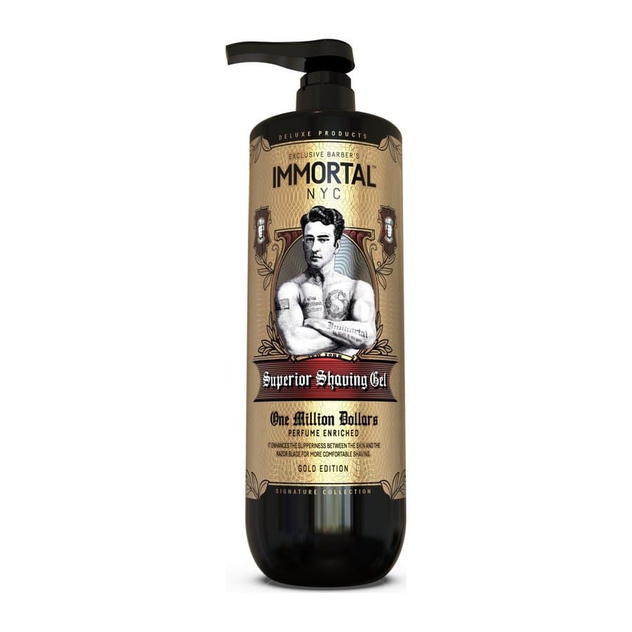Immortal NYC One Million Dollars Shaving Gel 34 oz