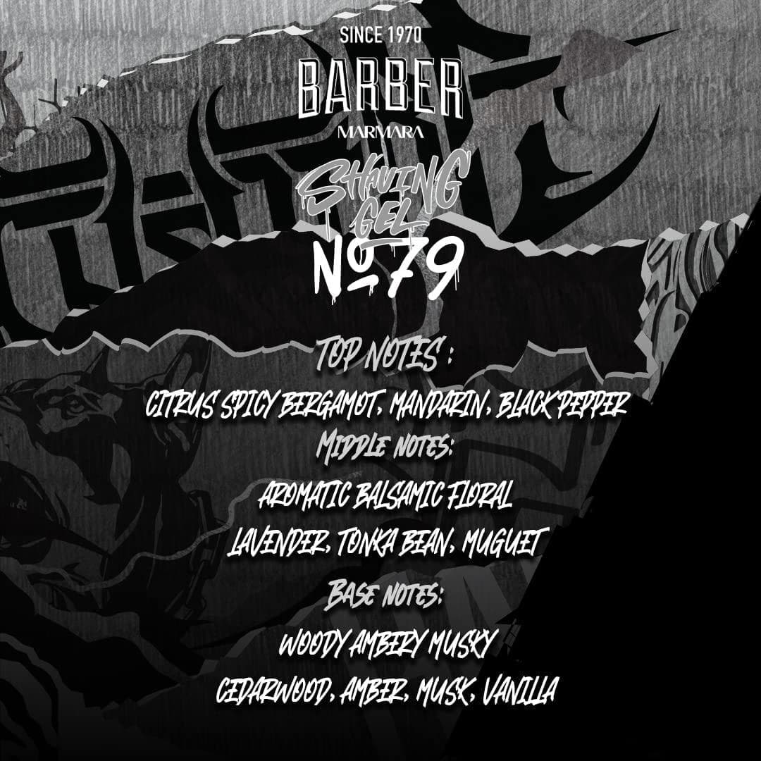 Marmara Barber Men's Shaving Gel No. 79